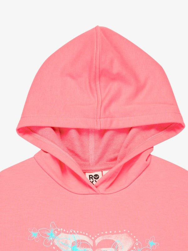 Roxy Surf Feeling Girls Hoodie in Plumeria