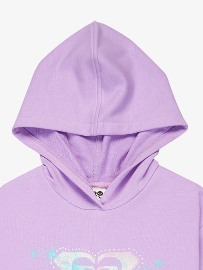 Roxy Surf Feeling Girls Hoodie in Crocus Petal