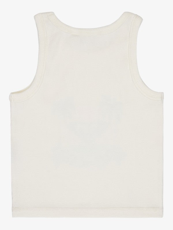 Roxy Iconic Days Girls Vest Top in Coconut Milk