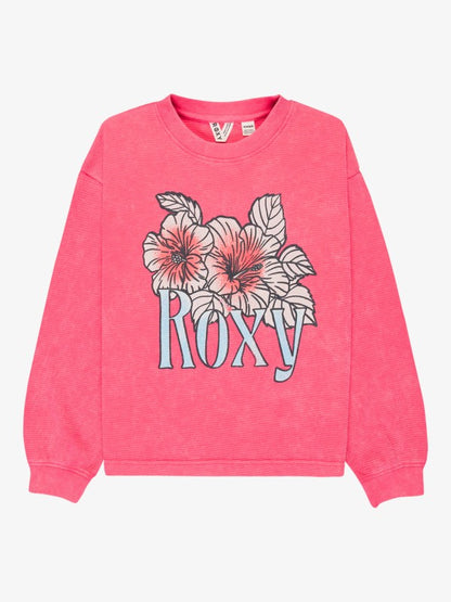 Roxy Eastside Midweight Girls Jumper in Sangria Sunset