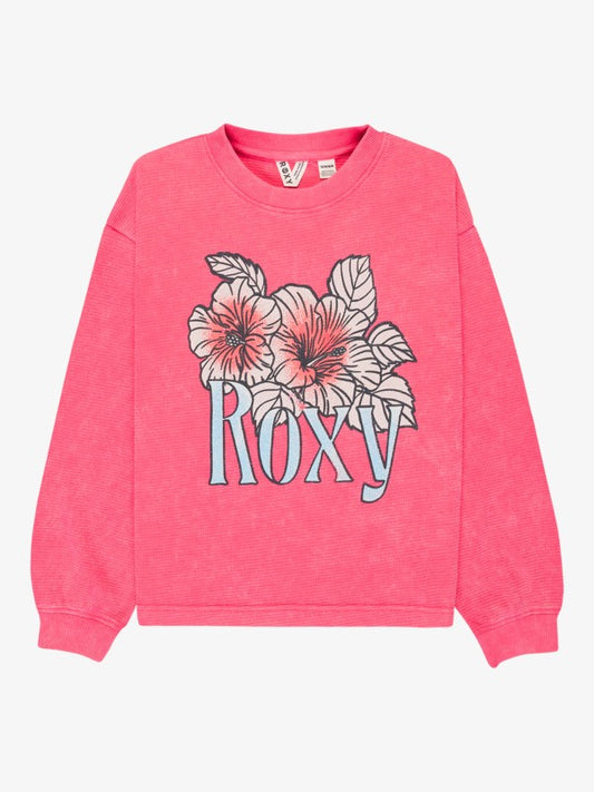 Roxy Eastside Midweight Girls Jumper in Sangria Sunset