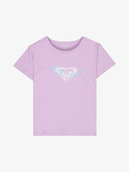 Roxy Lily Regular Night Girls T-Shirt in Crocus Petal