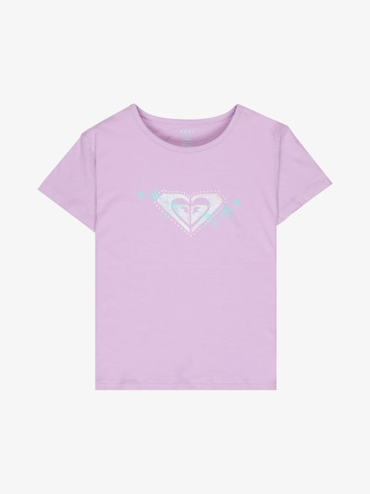 Roxy Lily Regular Night Girls T-Shirt in Crocus Petal
