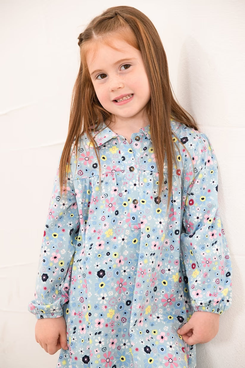 Lighthouse Erica Dress in Pastel Teal