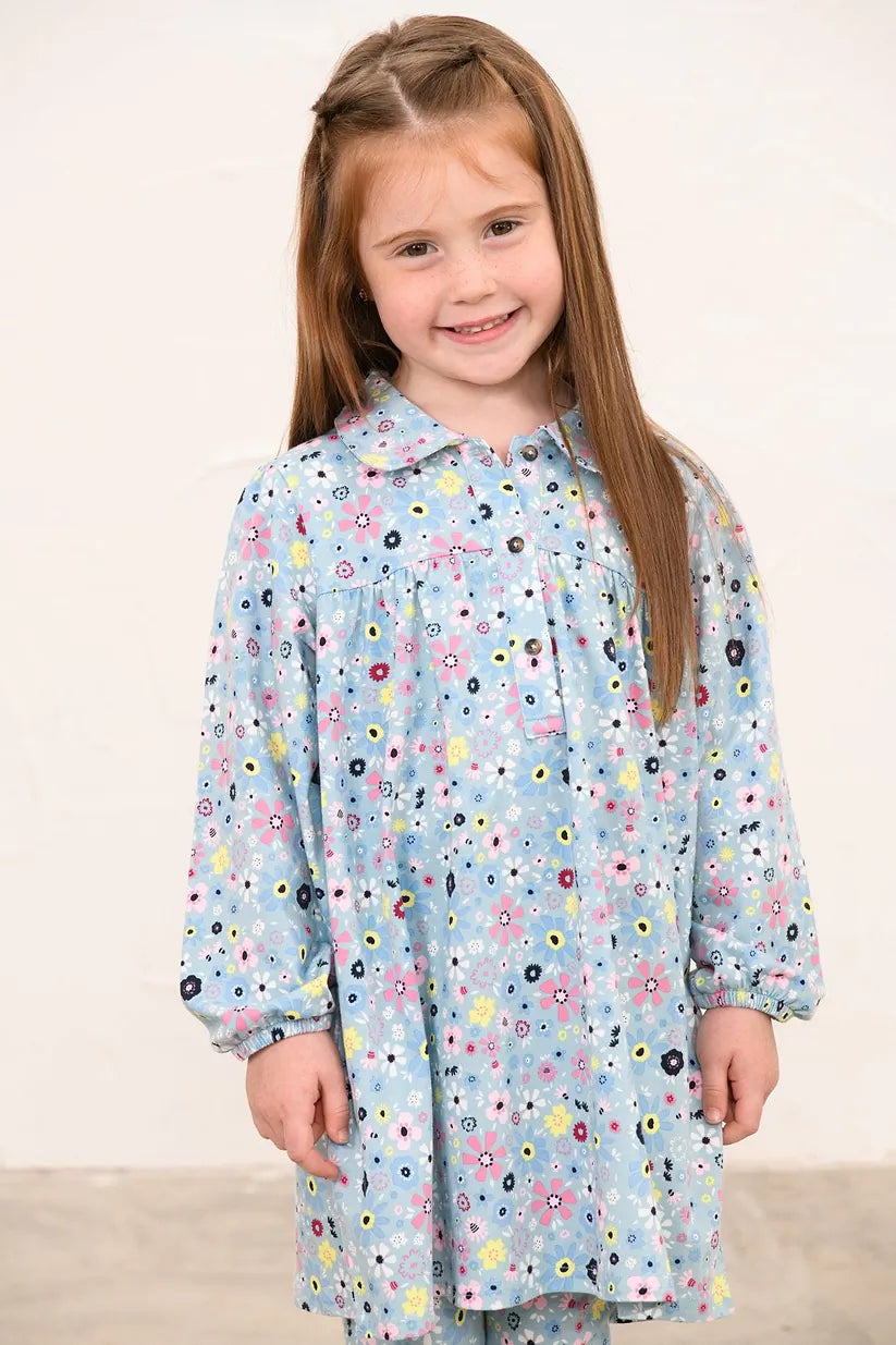Lighthouse Erica Dress in Pastel Teal