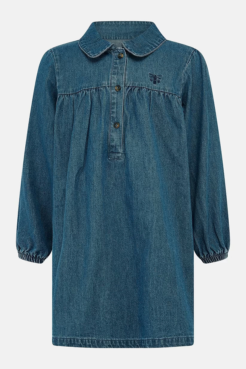 Lighthouse Erica Dress in Washed Denim
