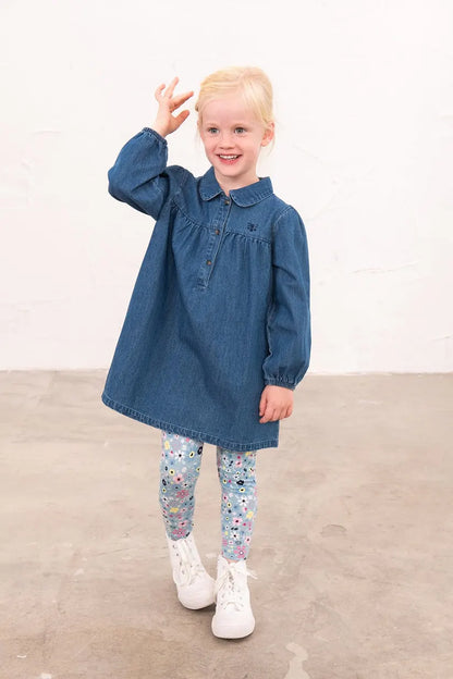 Lighthouse Erica Dress in Washed Denim