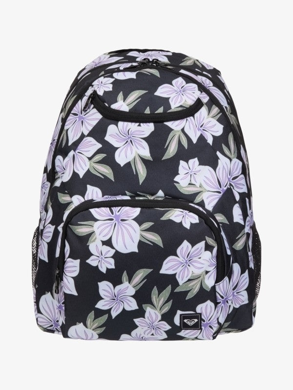 Roxy Shadow Swell Printed Backpack in Oil Green Of The Pacific