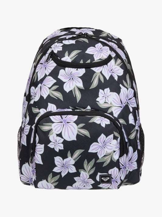 Roxy Shadow Swell Printed Backpack in Oil Green Of The Pacific