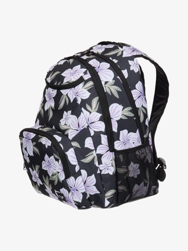 Roxy Shadow Swell Printed Backpack in Oil Green Of The Pacific