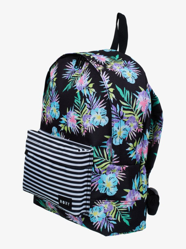 Roxy Sugar Baby Bottle Backpack in Anthracite Aquarella
