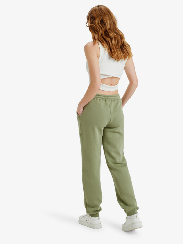 Roxy Surf Stoked Brushed Joggers in Oil Green