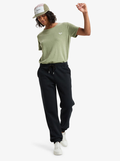 Roxy Surf Stoked Brushed Joggers in Anthracite