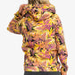 Roxy Deep Dive Zip Up Hoodie in Anthracite Hot Tropics