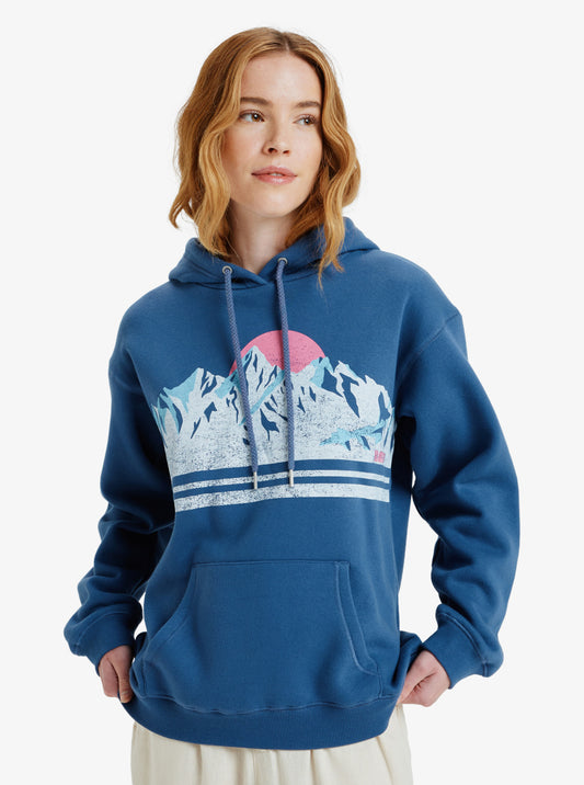 Roxy Surf Stoked Brushed Vt - Hoodie for Women in Indigo