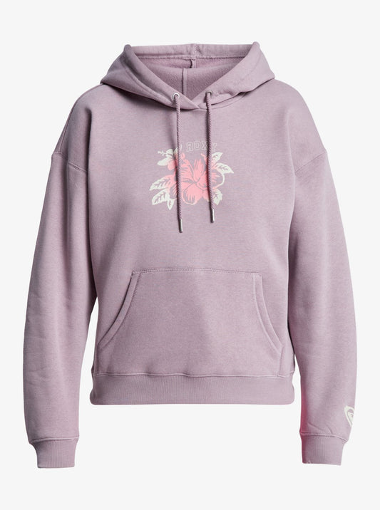 Roxy Perfect Place Brushed Felxed Fit Hoodie in Nirvana