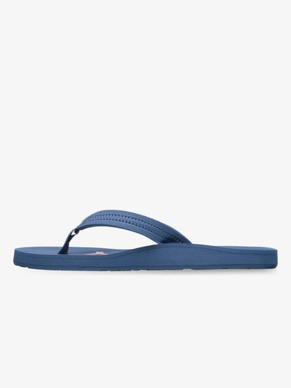 Roxy Vista Flip Flops in Blue Indigo