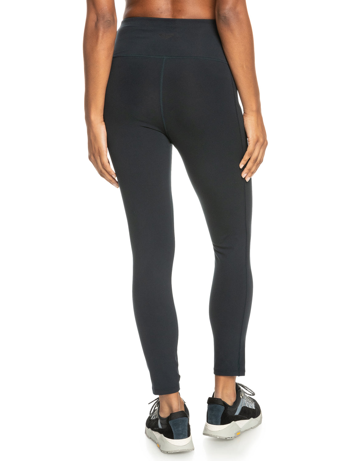 Roxy Heart Into It Ankle Technical Leggings in Anthracite