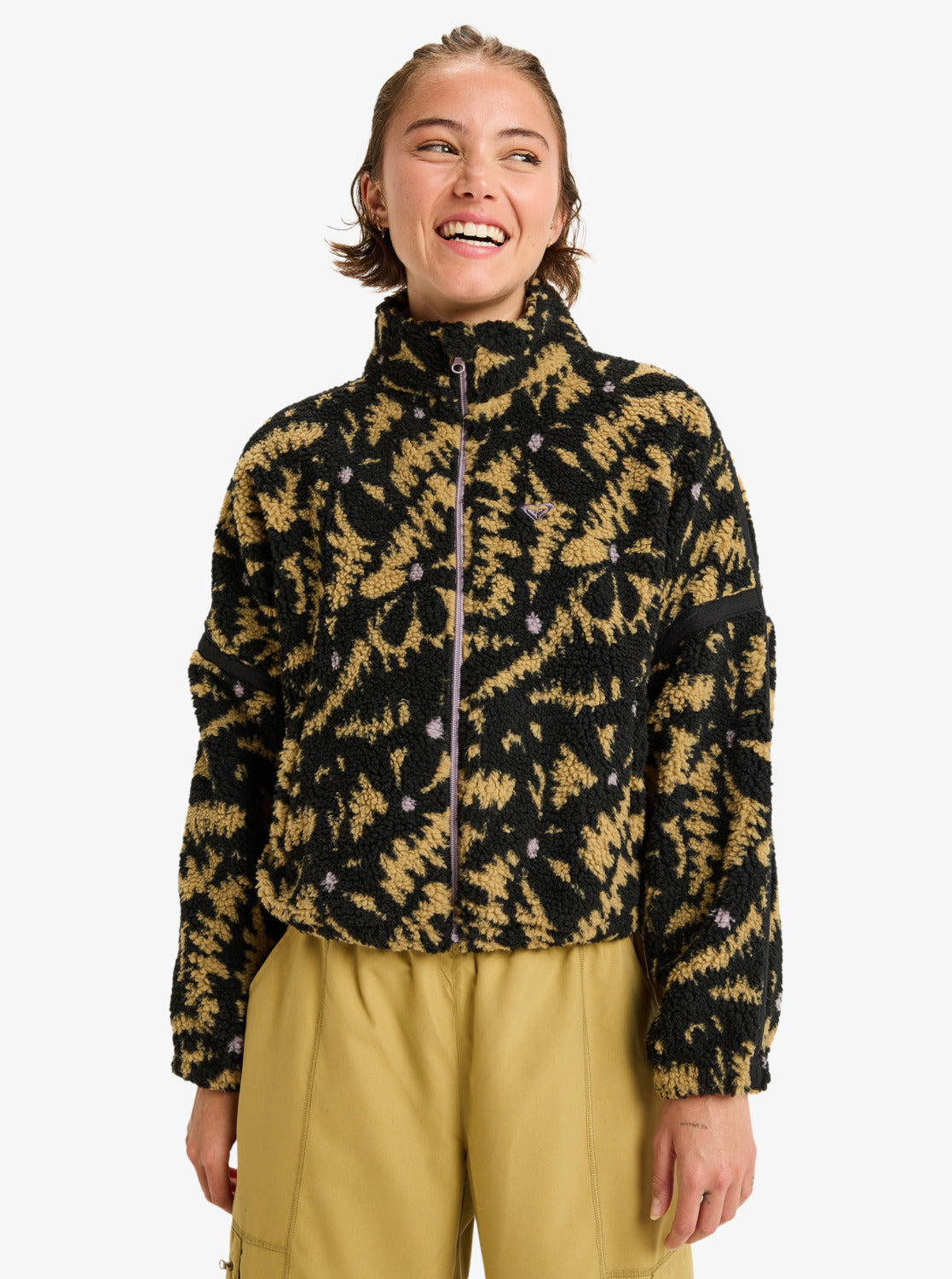 Roxy Boundless Spirit Zippered - Sherpa Jacket for Women
