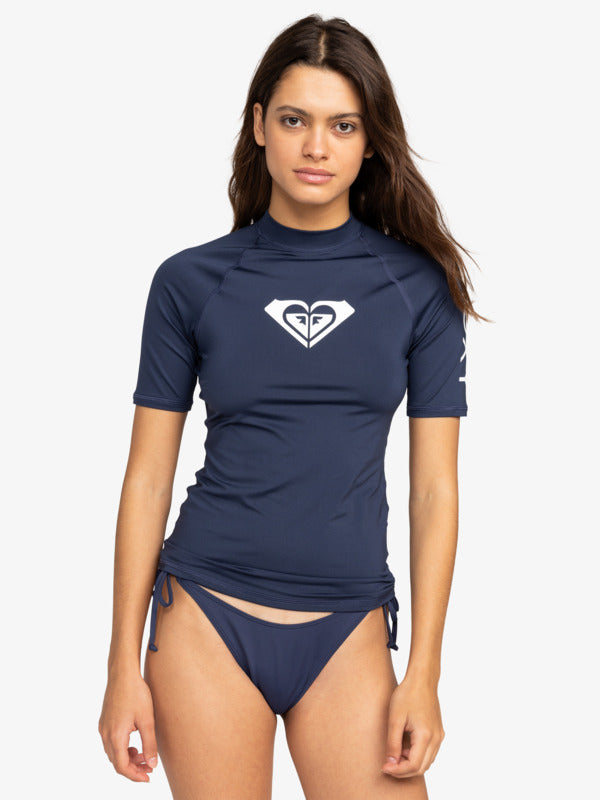 Roxy Whole Hearted Rash Vest in Mood Indigo