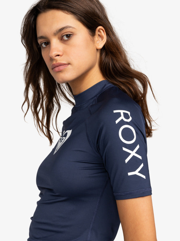 Roxy Whole Hearted Rash Vest in Mood Indigo