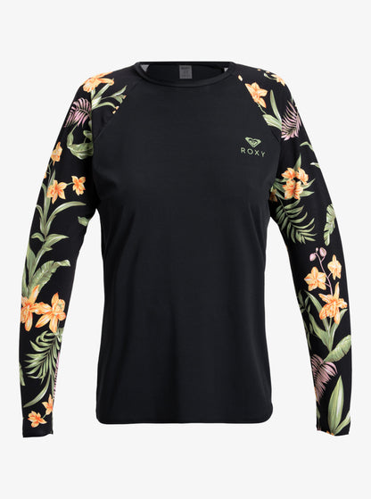 Roxy Lycra - Long Sleeves UPF 50 Surf T-Shirt for Women in Island Escape