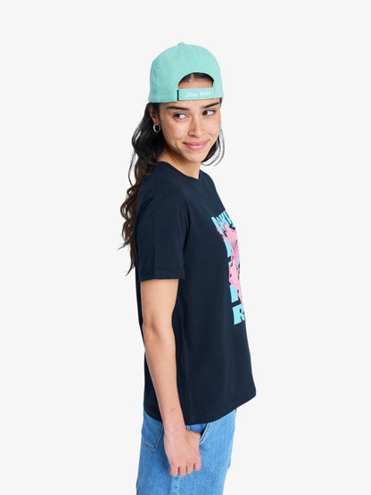 Roxy Ocean Regular Poster T-Shirt in Anthracite