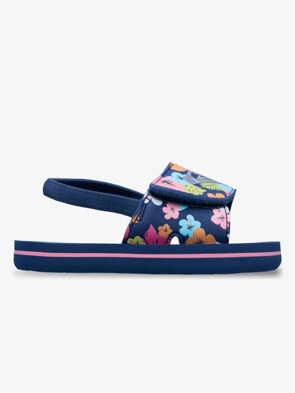 Roxy Finn Toddler Sandals in Light Navy Pink