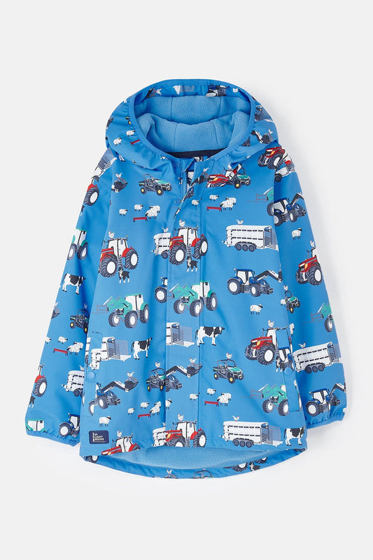 Lighthouse Finlay Coat - Blue Farm Print