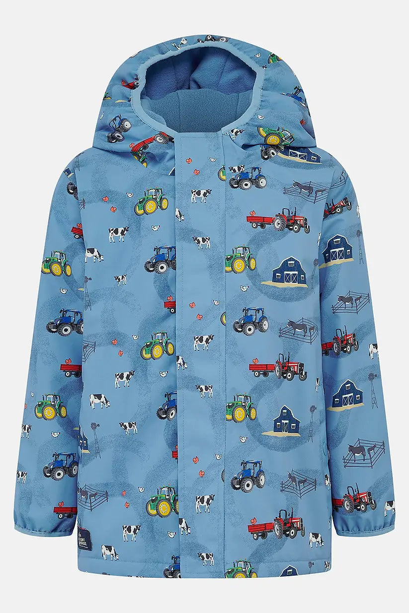 Lighthouse Finlay Coat in Blue Farm