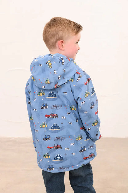 Lighthouse Finlay Coat in Blue Farm