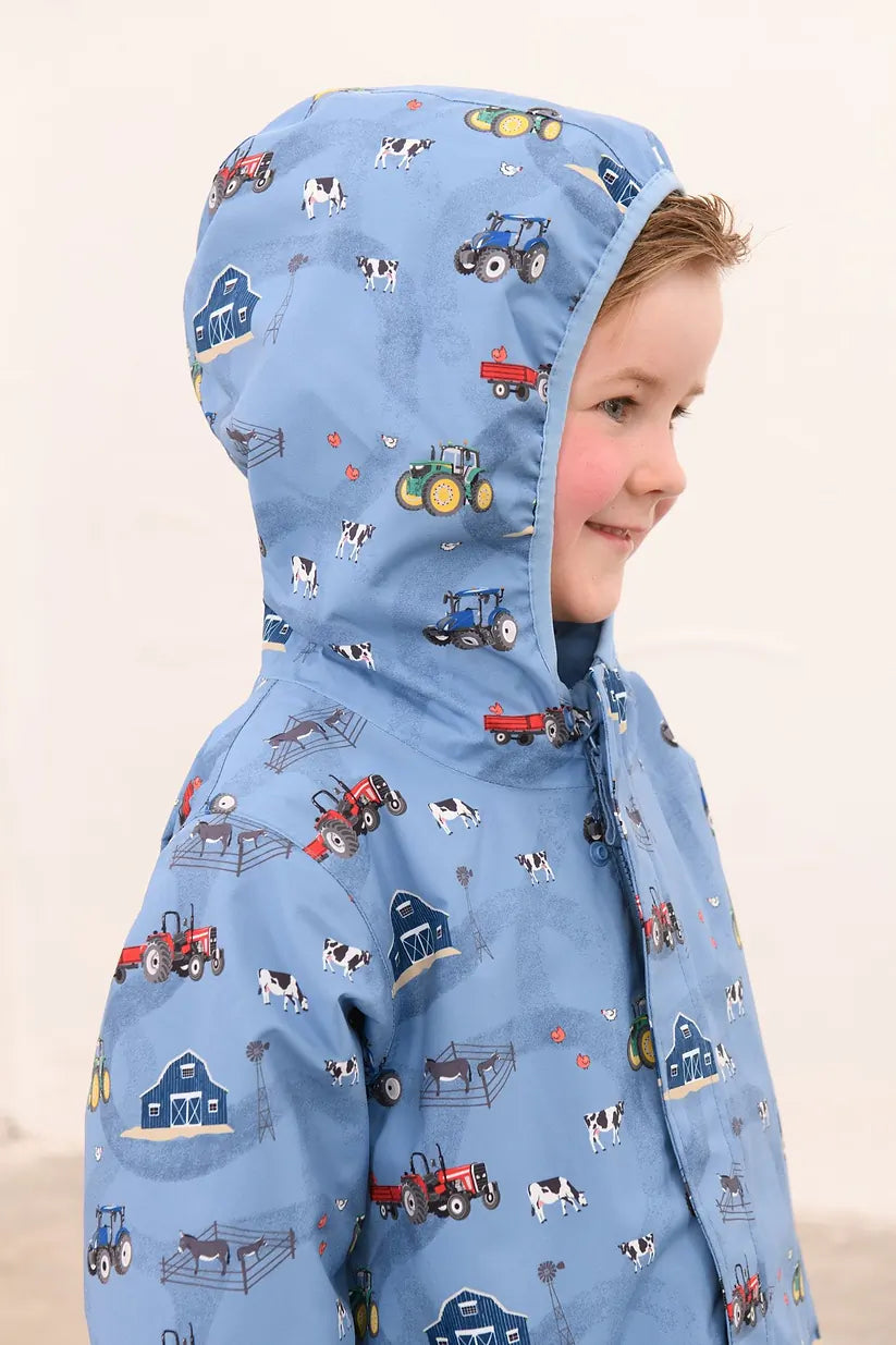 Lighthouse Finlay Coat in Blue Farm