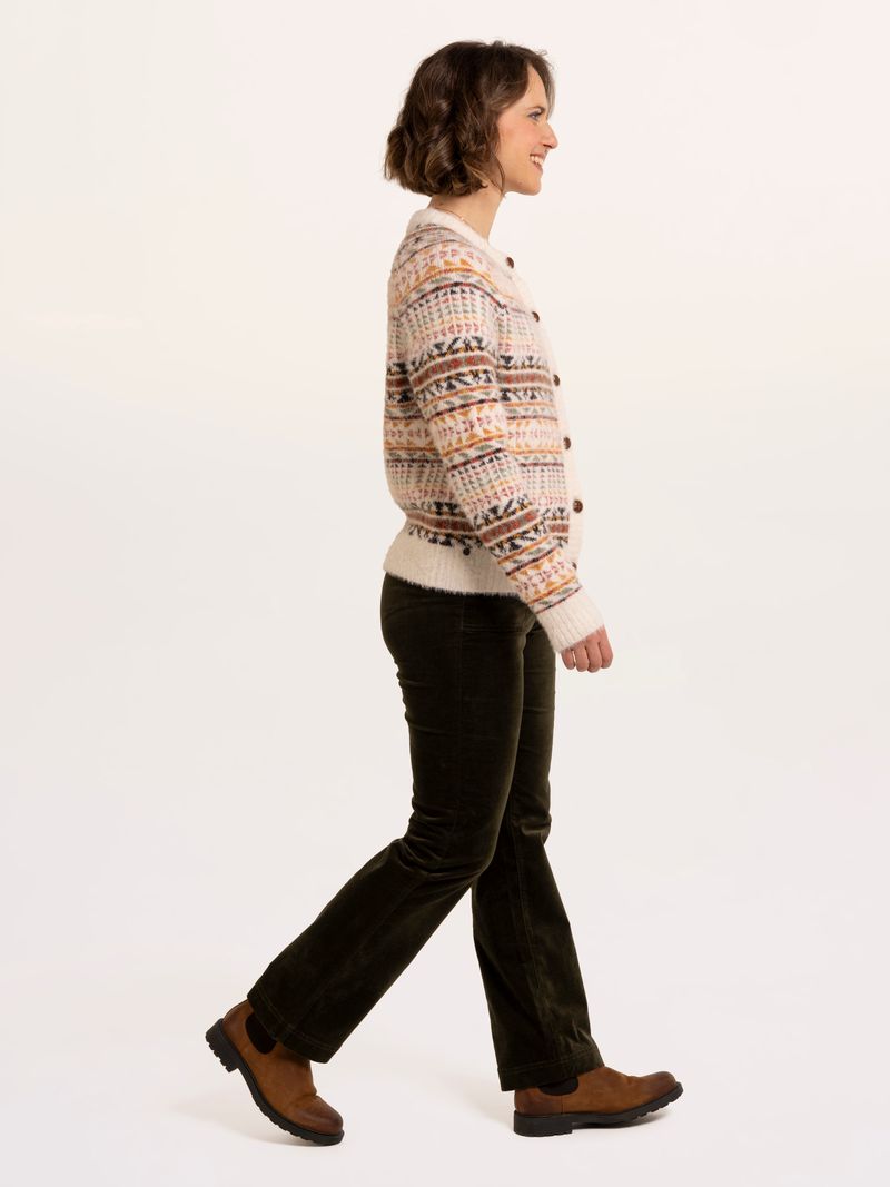Brakeburn Gertrud Intarsia Knitted Cardigan
