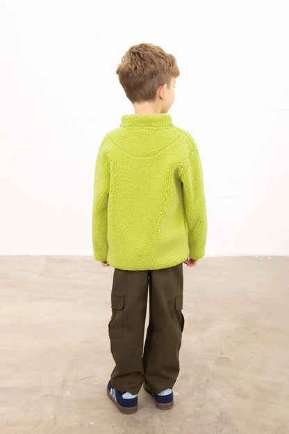 Lighthouse Murray Fleece in Soft Lime