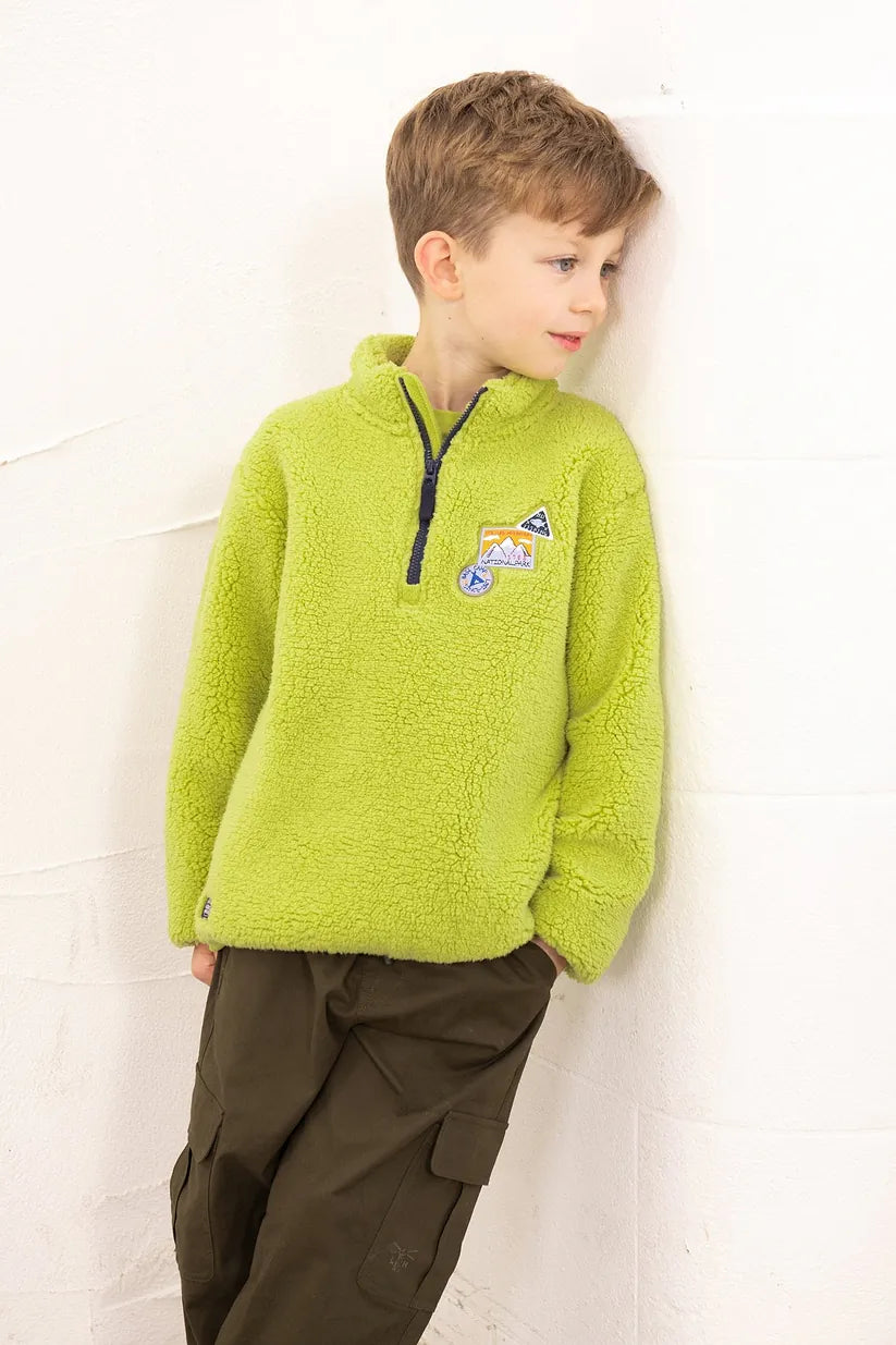 Lighthouse Murray Fleece in Soft Lime