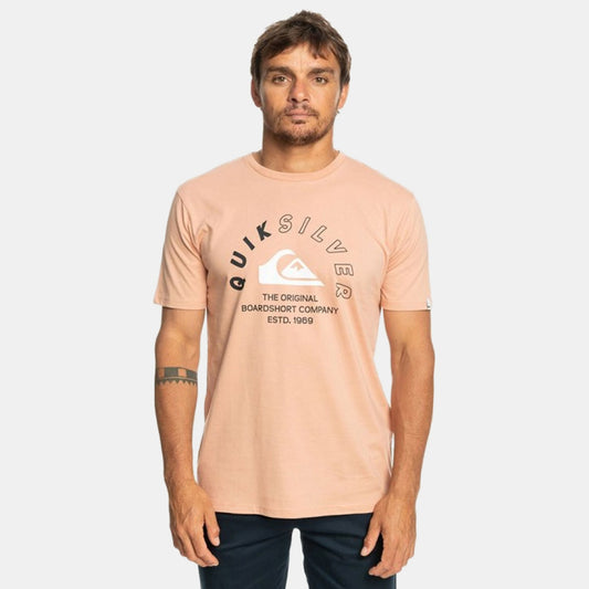 Quiksilver Mixed Signals T-Shirt in Peach