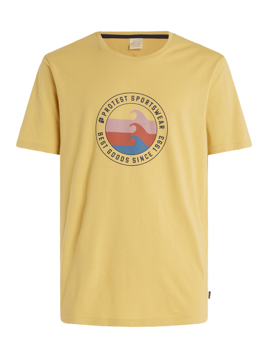 Protest Sharm T-Shirt in Butter Yellow