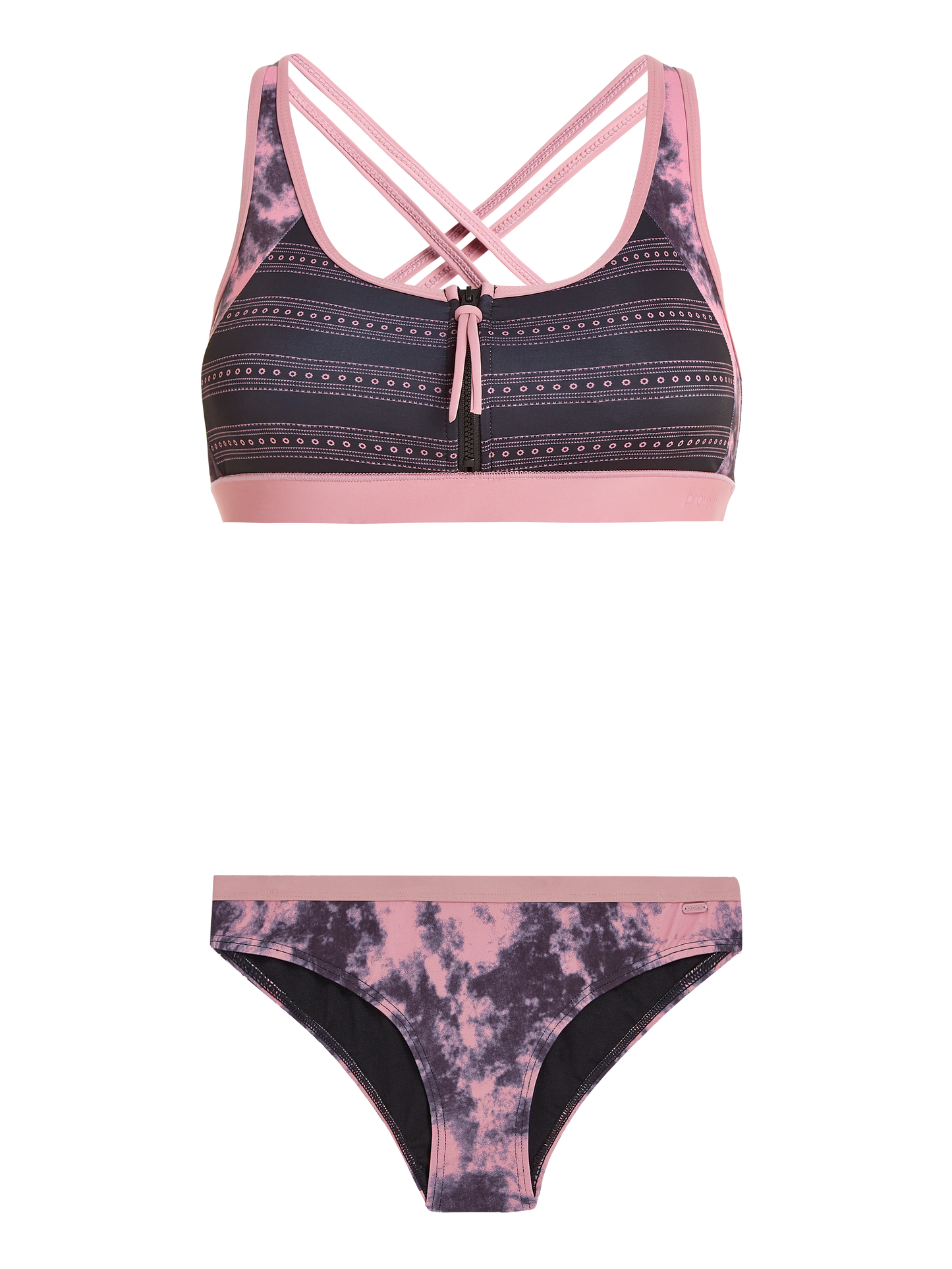 Protest Atins Surf Bikini in True Black