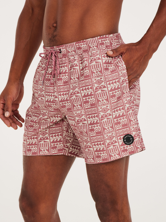 Protest Flip Swim shorts in Deco Pink