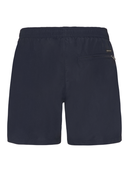 Protest Faster Swim Shorts in Ground Blue