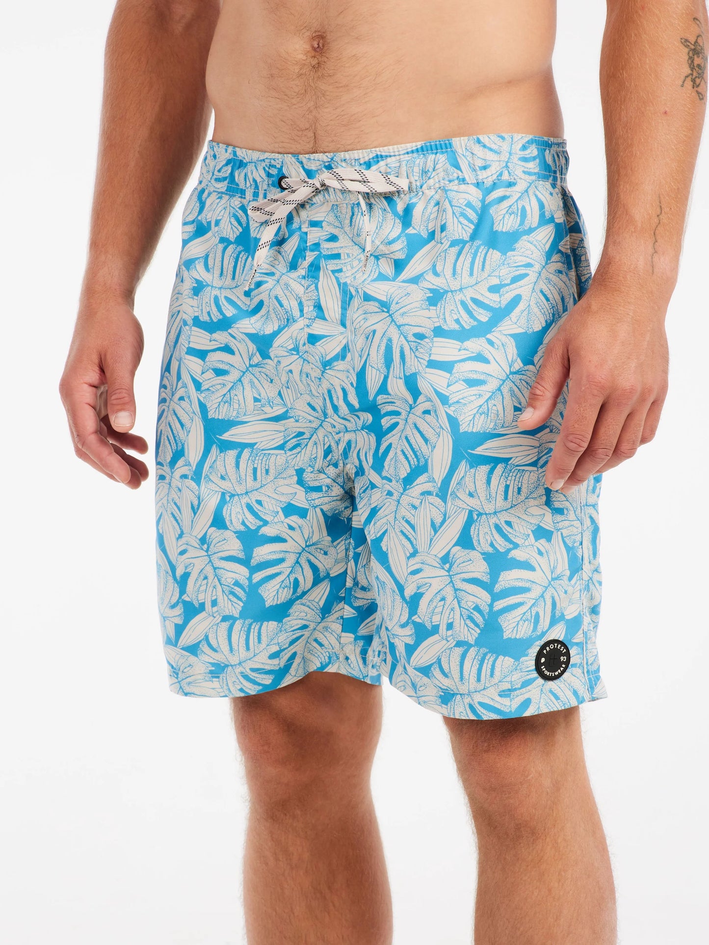 Protest Pedro Swim Shorts in Atlantic Blue