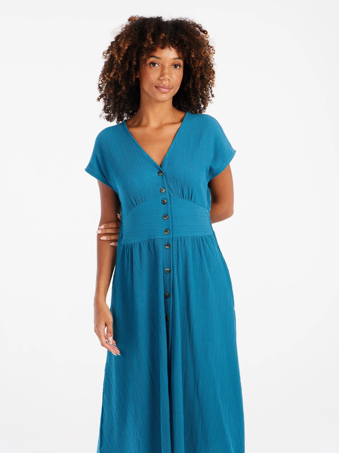 Protest Nieve Dress in Surfing Blue