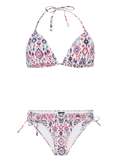 Protest Vajen Triangle Bikini in Canvas Off White