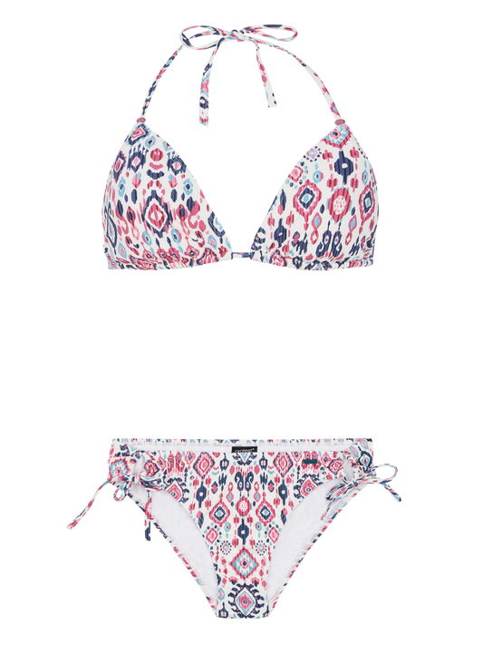 Protest Vajen Triangle Bikini in Canvas Off White