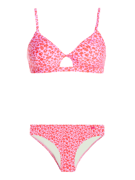 Protest Polynya Bralette Bikini in Lipstick Pink