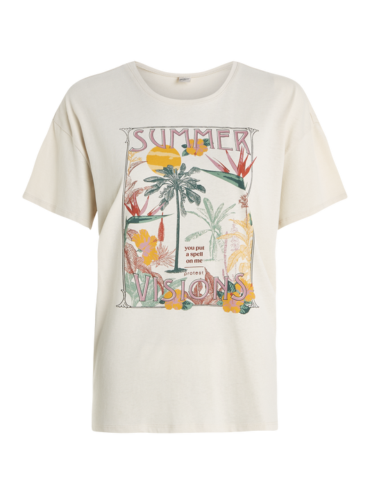 Protest Esse T-Shirt in Kit Off White