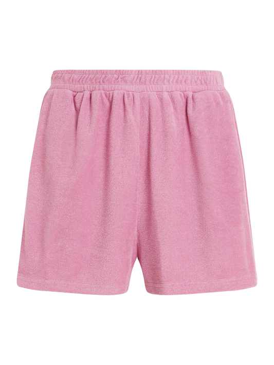 Protest Ross Terry Towelling Shorts in Dusky Rose