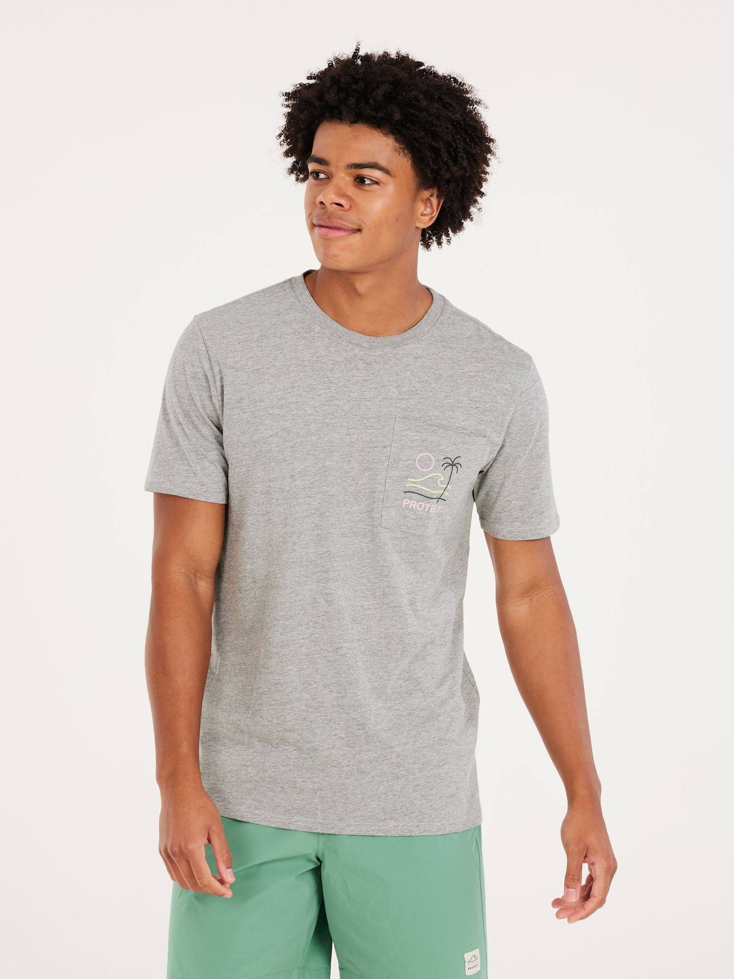 Protest Aston T-Shirt in Grey