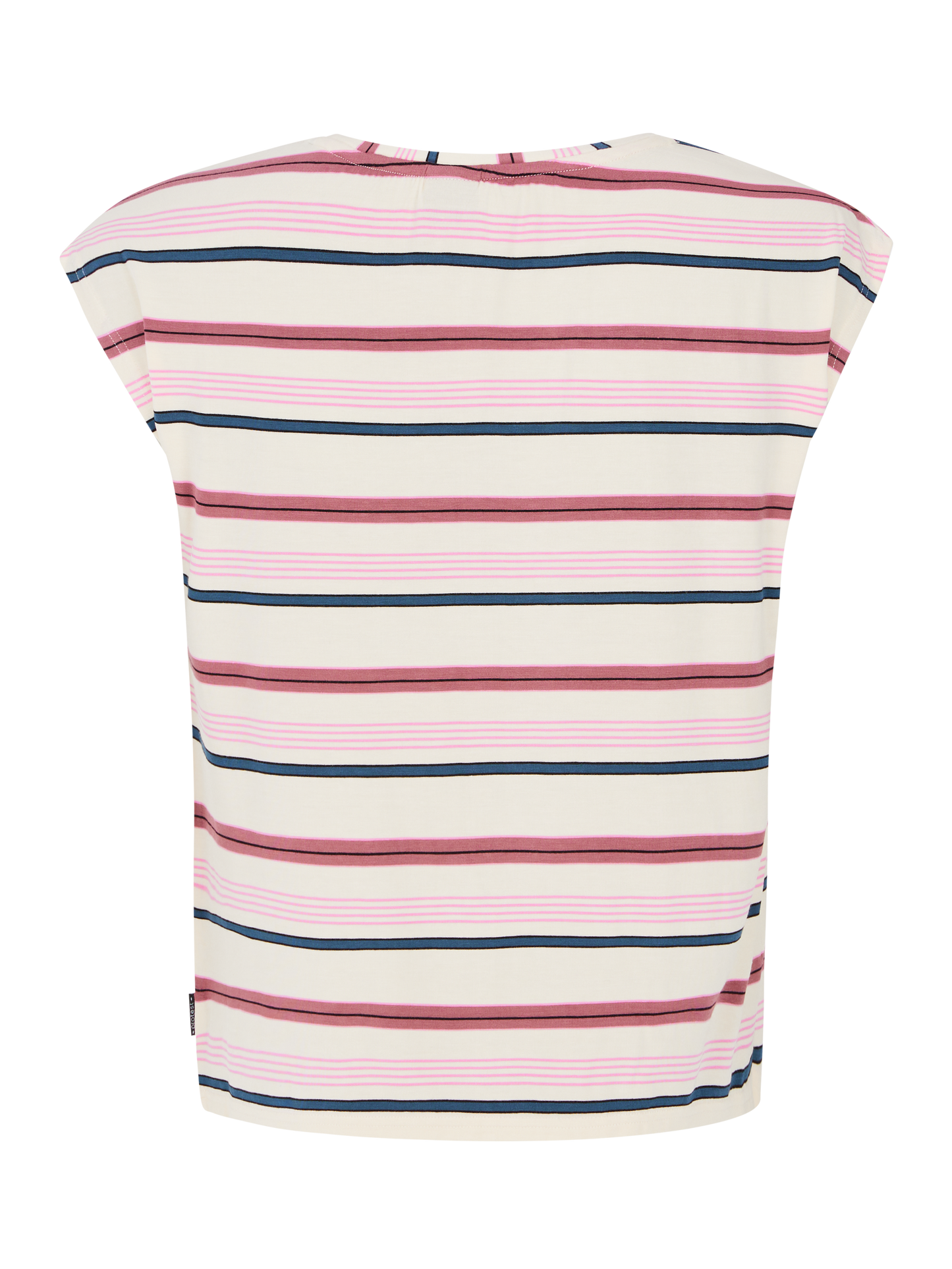 Protest Indy Striped T-Shirt in Deco Pink