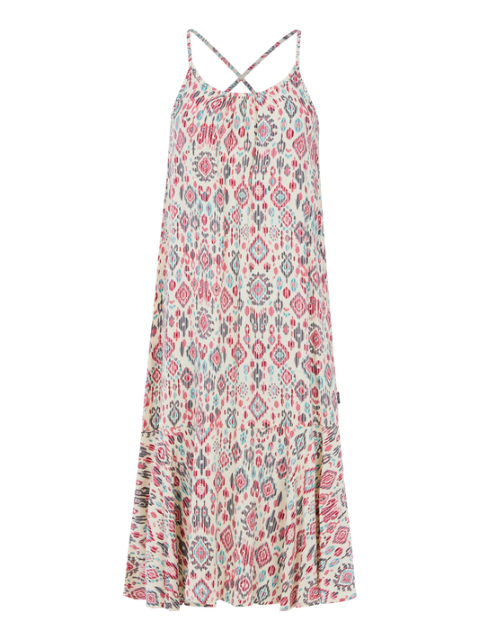 Protest Feeble Dress in Canvas Off White